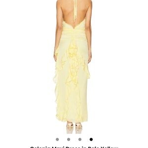 Elegant Yellow Maxi Dress